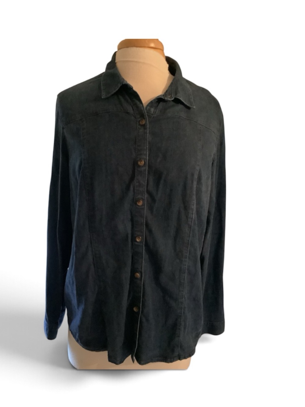 J. Jill denim Button-Down Shirt